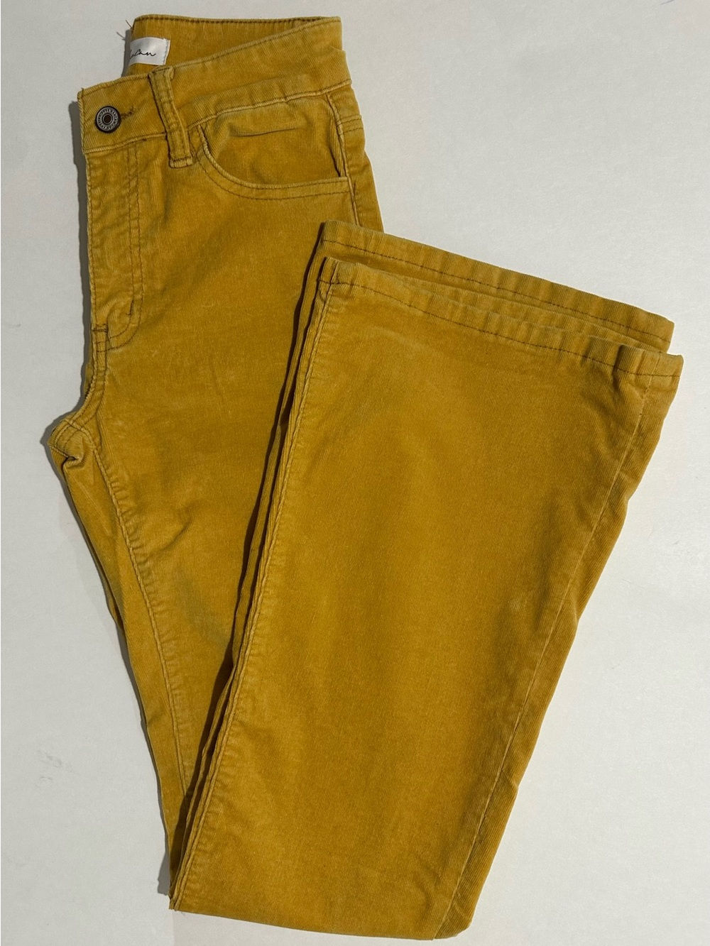 Kankan High Rise Corduroy Stretch Flair Jeans 24